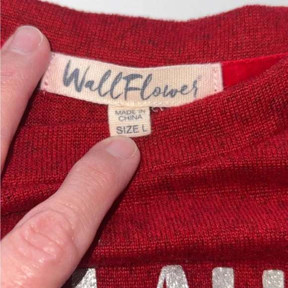 Wallflower Festive Red Sweater - Picture 4 of 5